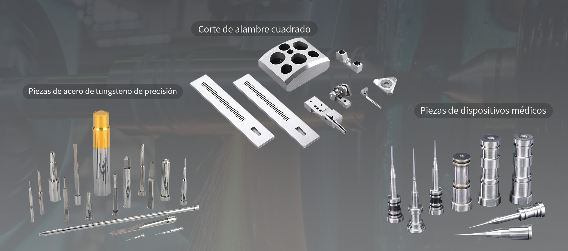Piezas de dispositivos médicos